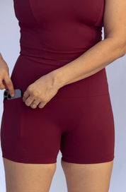 Short curto vinho 2.0