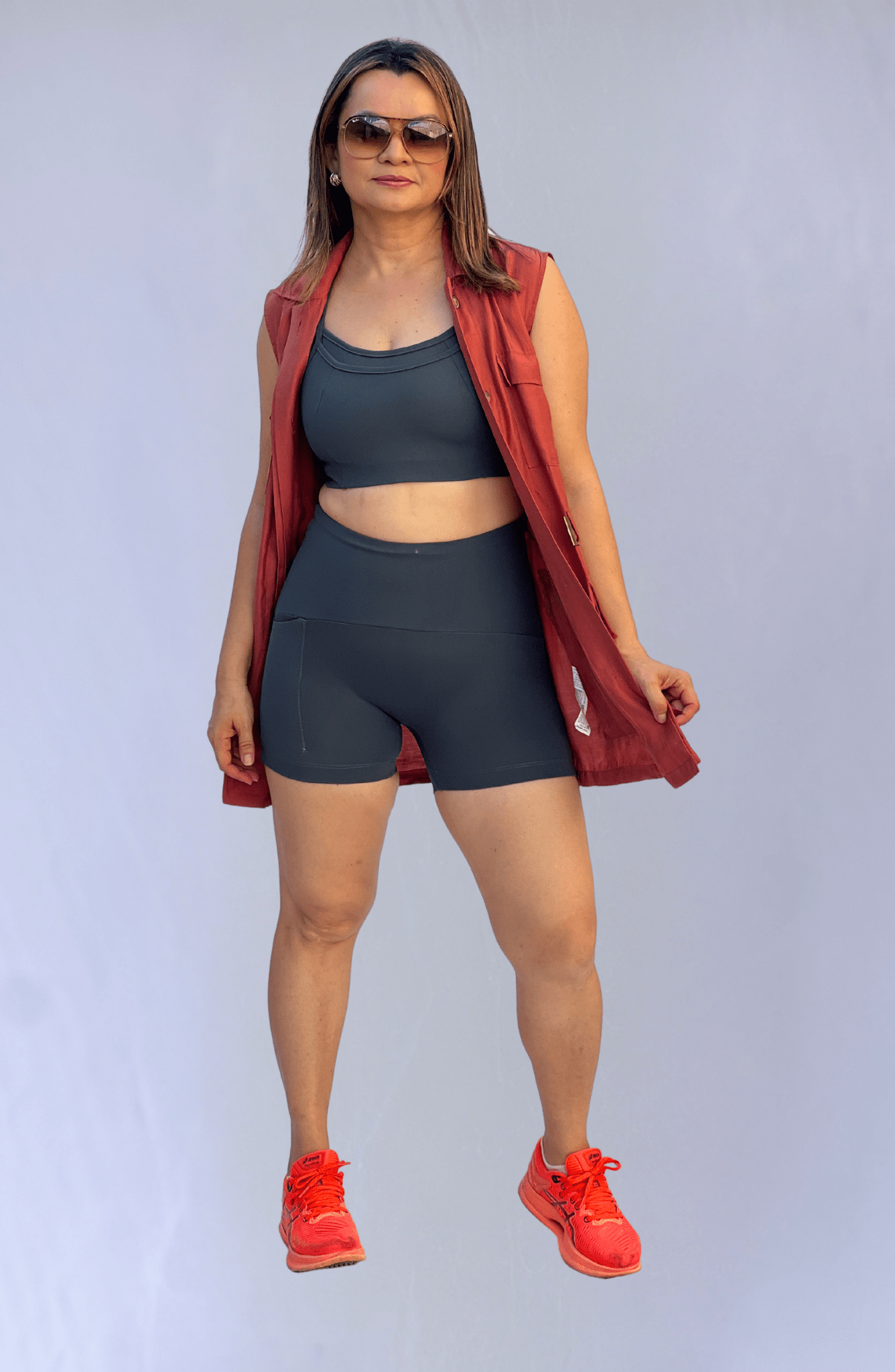 Short curto cinza 2.0