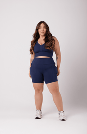 Short PedalFit 6 Pockets azul marinho