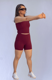 Short curto vinho 2.0