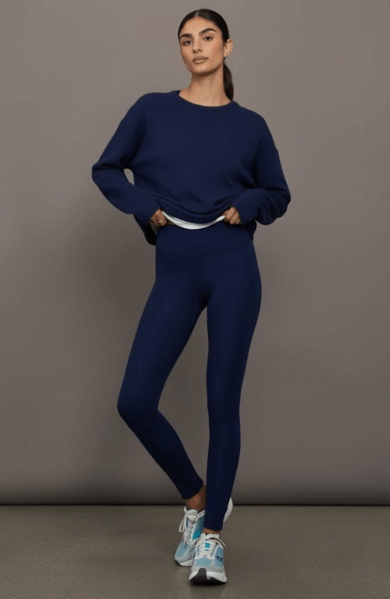 Legging azul marinho
