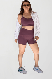 Short curto chocolate 2.0