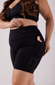 Short PedalFit 6 Pockets Preto