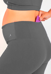 Legging gestante cinza