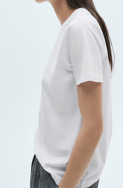 T-SHIRT GOLA DEGRAU CARECA ALGODÃO
