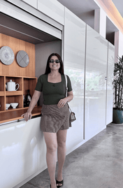 Blusa Geiza Manga Estruturada