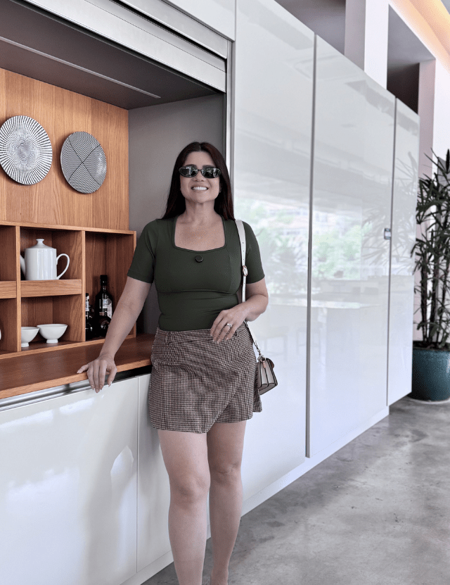 Blusa Geiza Manga Estruturada