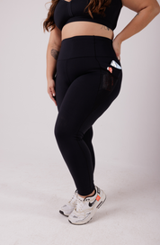 Legging running preta