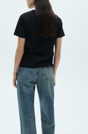 T-SHIRT GOLA DEGRAU CARECA ALGODÃO
