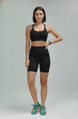 Short intermediário preto
