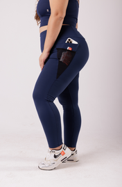 Legging Running azul marinho