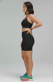 Short intermediário preto