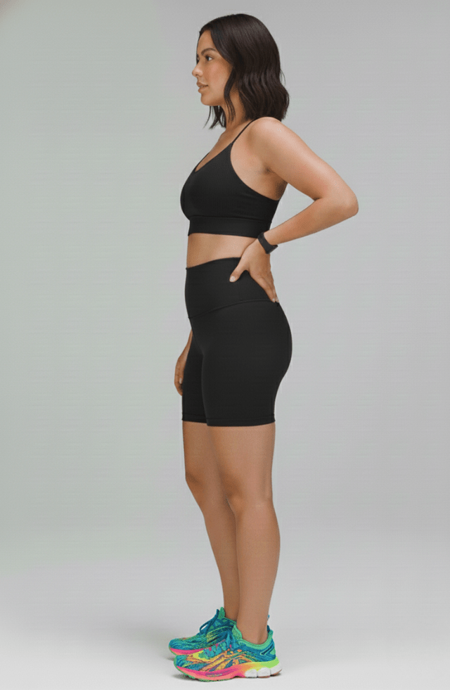 Short intermediário preto