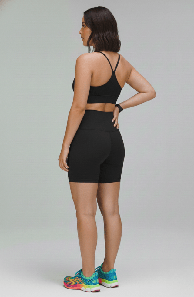 Short intermediário preto