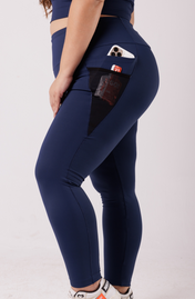 Legging Running azul marinho