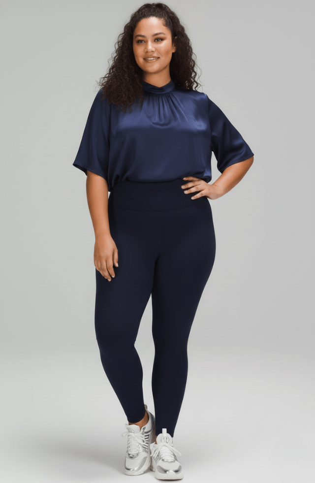 Legging azul marinho