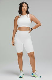 Bermuda ciclista branco