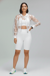 Bermuda ciclista branco