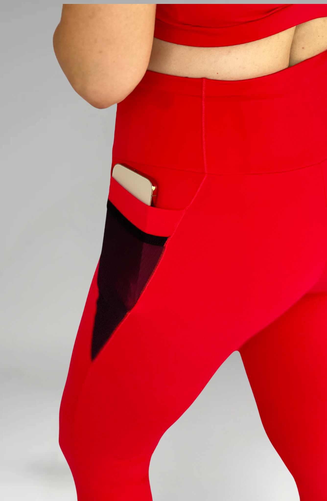 Legging Running vermelho