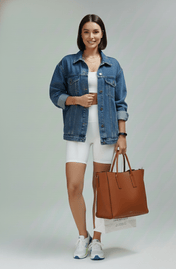 Short intermediário branco