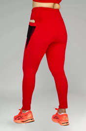 Legging Running vermelho