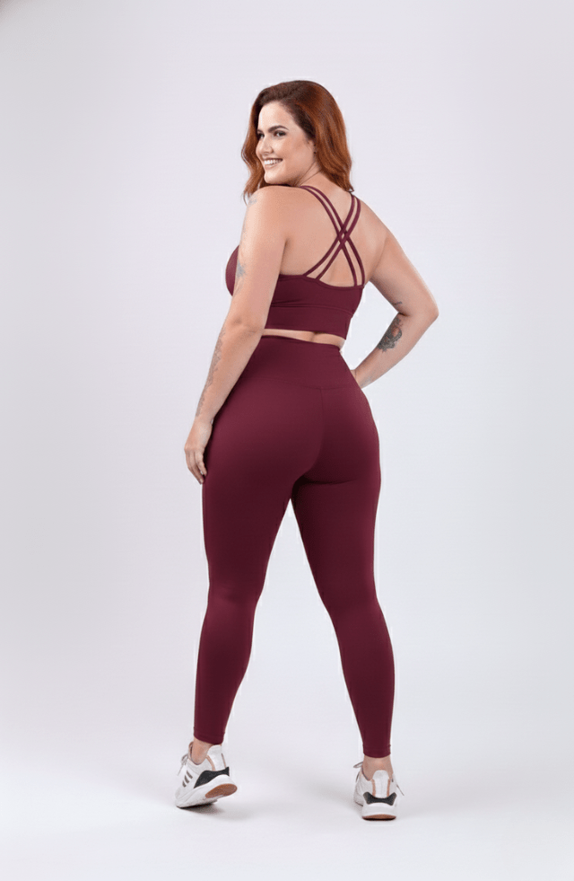 Legging vinho