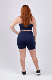 Short intermediário azul marinho