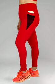 Legging Running vermelho