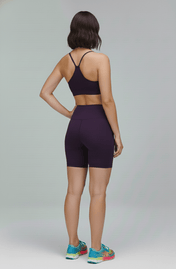 Short intermediário beringela