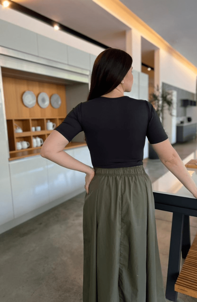 Blusa Geiza Manga Estruturada