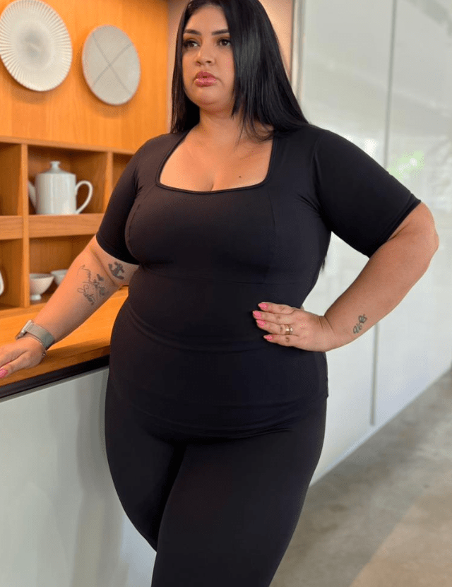 Blusa Geiza Manga Estruturada