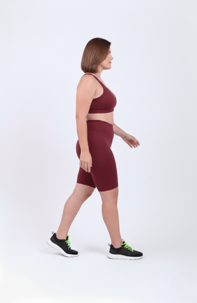 Bermuda ciclista vinho