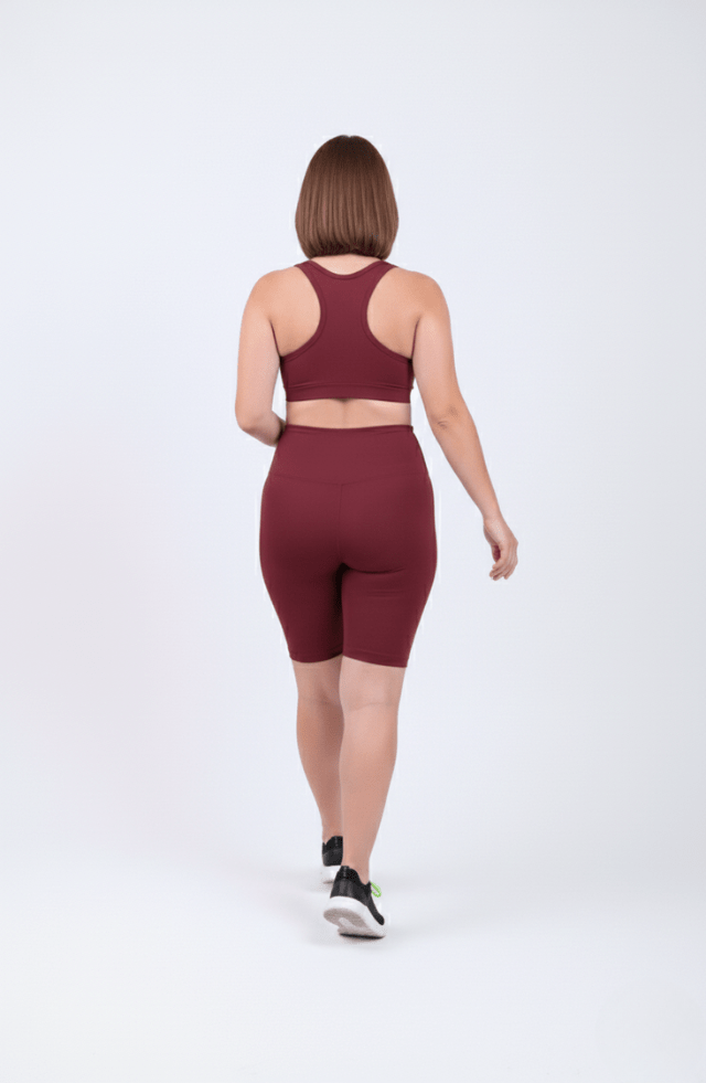 Bermuda ciclista vinho