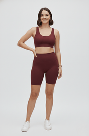 Short Intermediário vinho