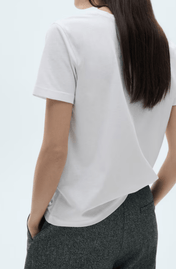 T-SHIRT GOLA DEGRAU CARECA ALGODÃO