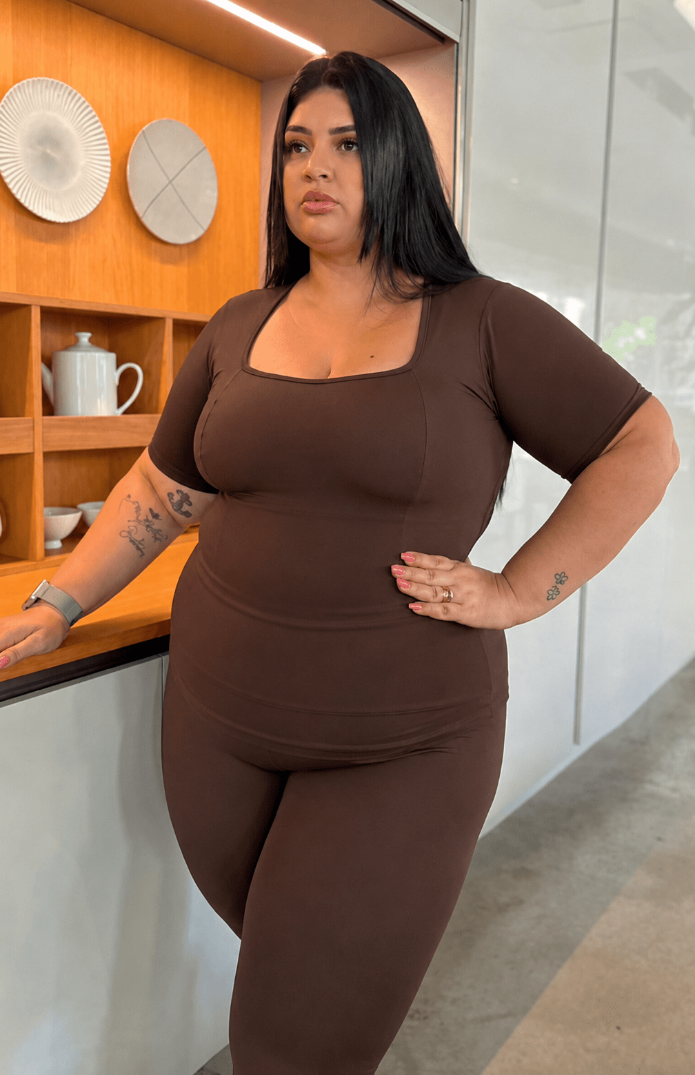 Blusa Geiza Manga Estruturada