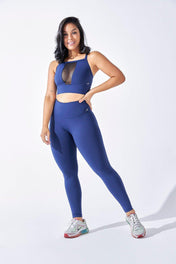 LEGGING LOW AZUL MARINHO | MULHER BAIXA - NU MOLDY