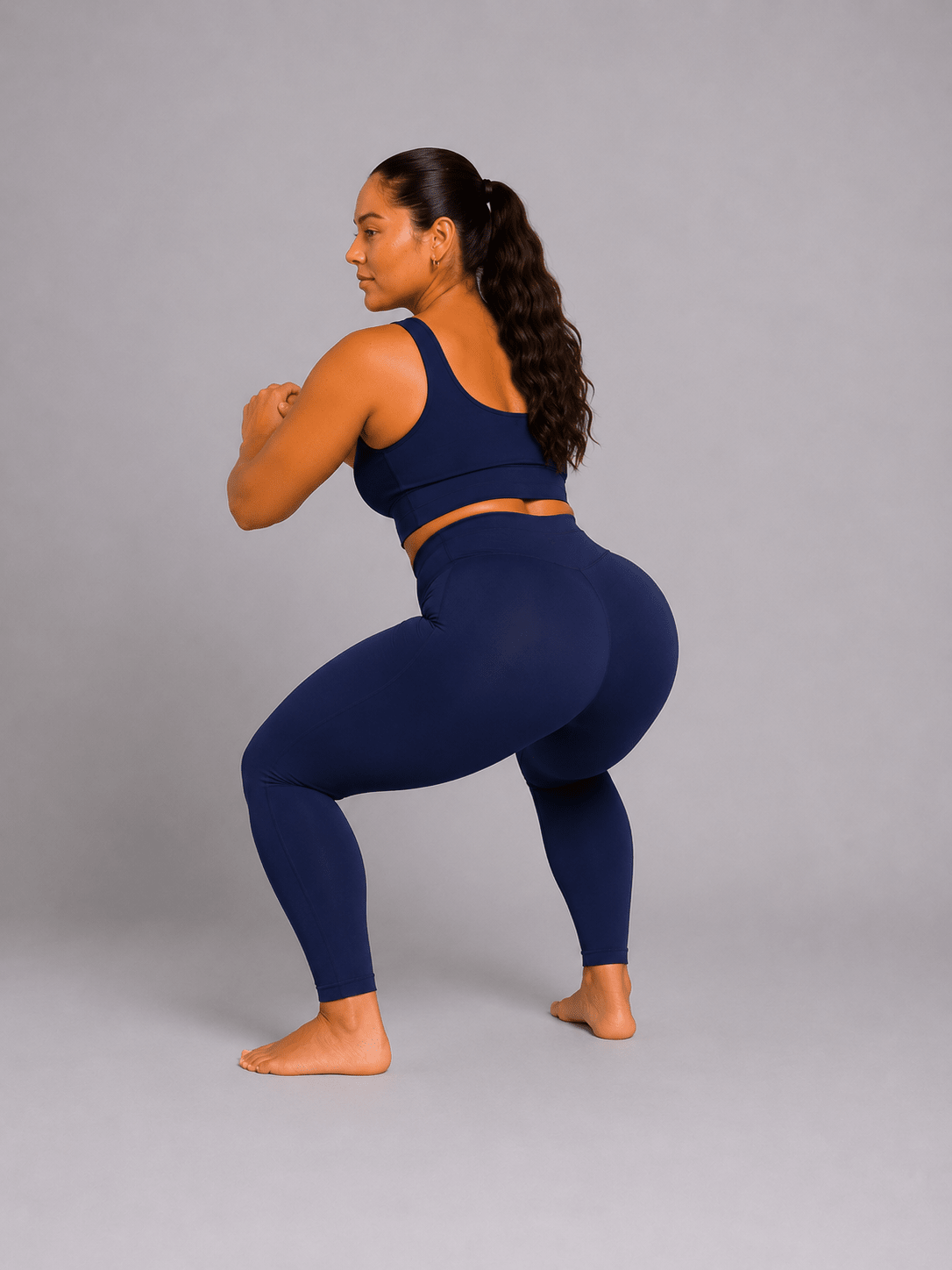 Legging azul marinho