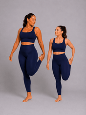 Legging azul marinho