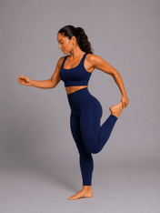 Legging azul marinho
