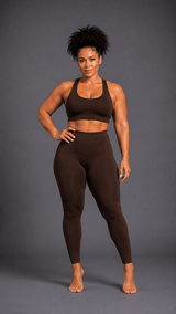 Legging marrom chocolate