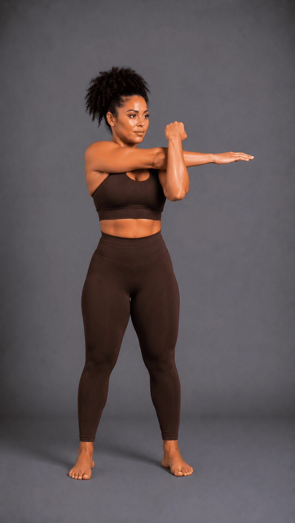 Legging marrom chocolate