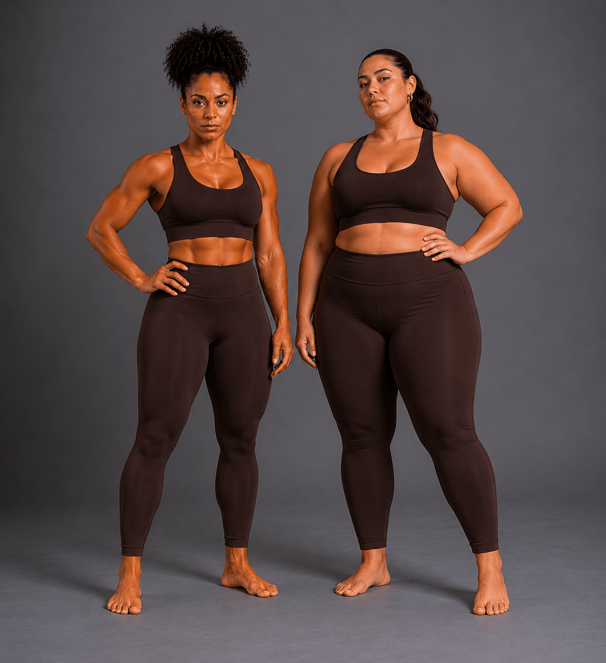 Legging marrom chocolate