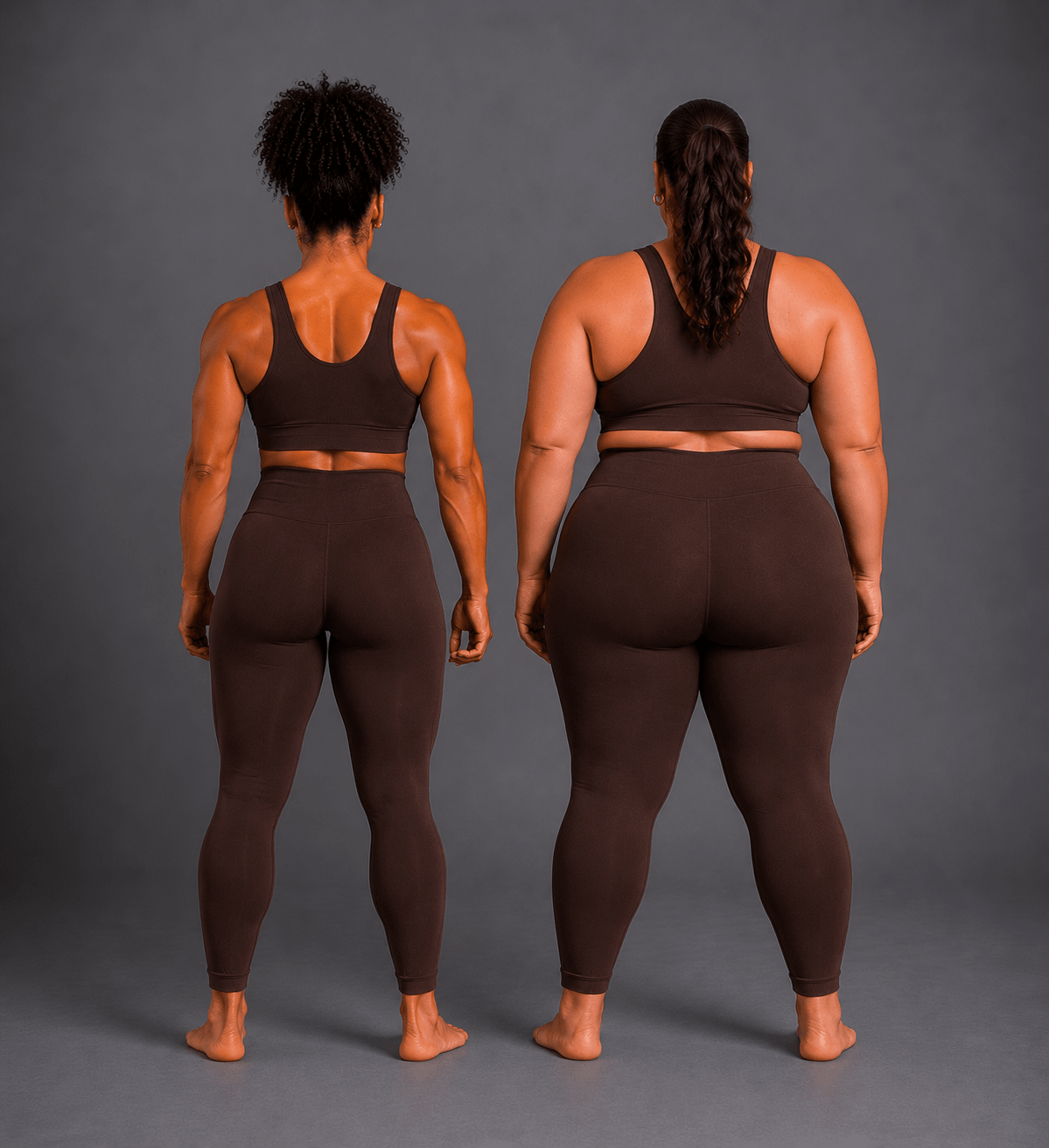 Legging marrom chocolate