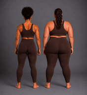 Legging marrom chocolate
