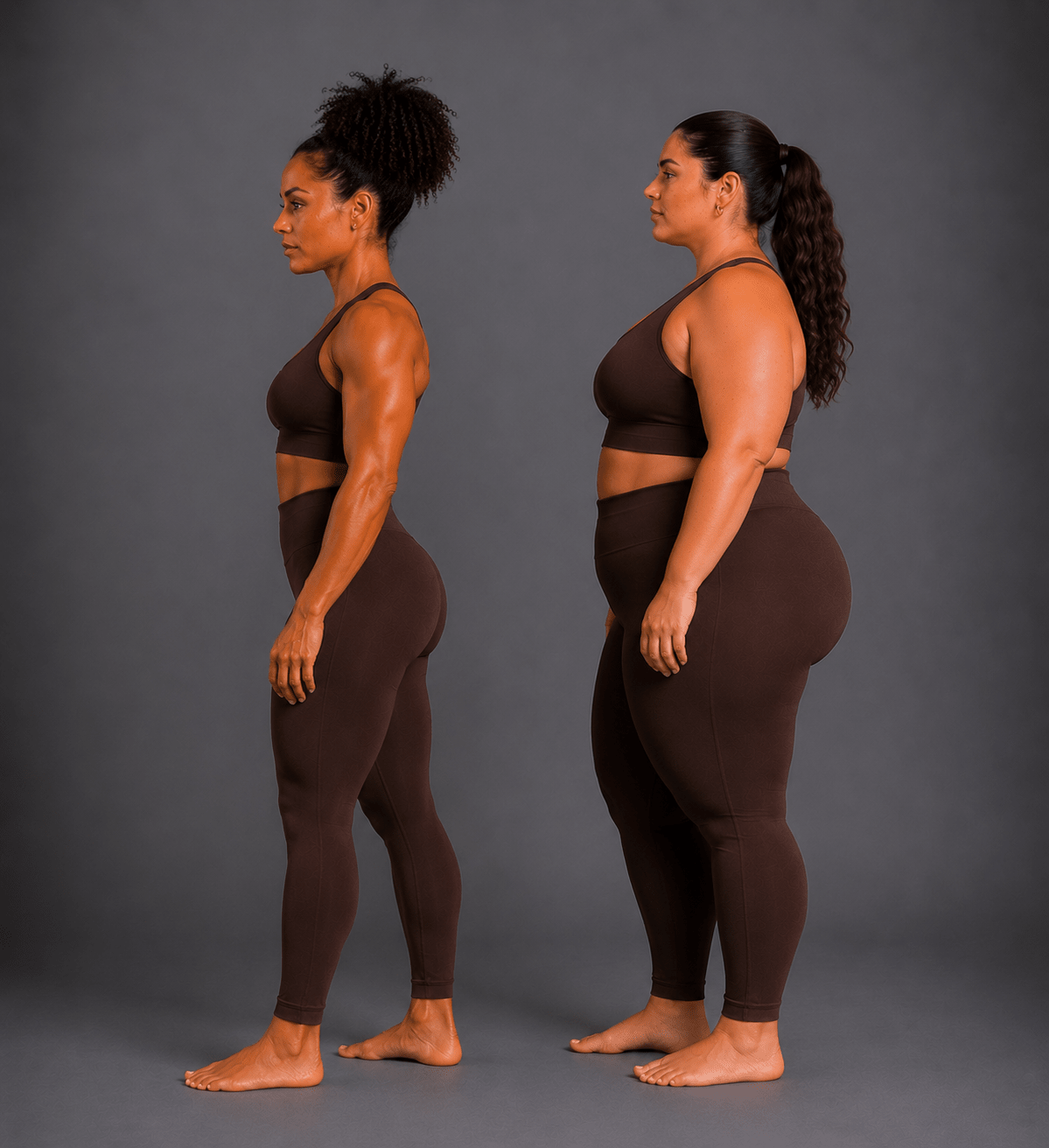Legging marrom chocolate