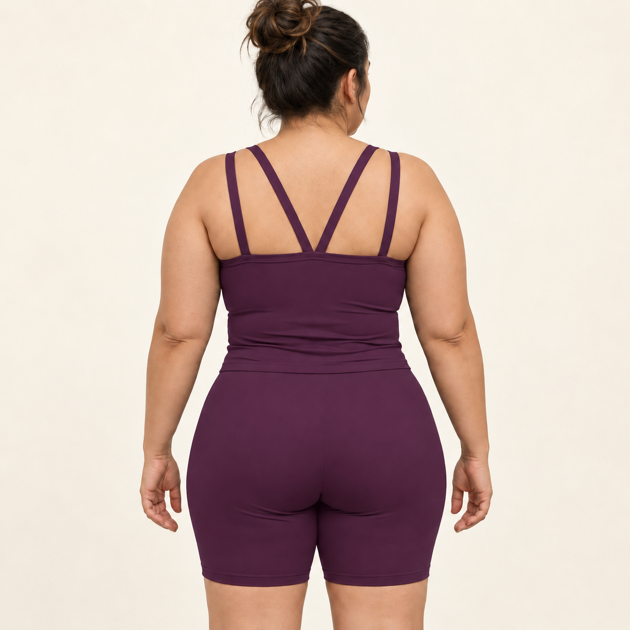 Top Penélope beringela – costas