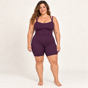 Top Penélope beringela – frente