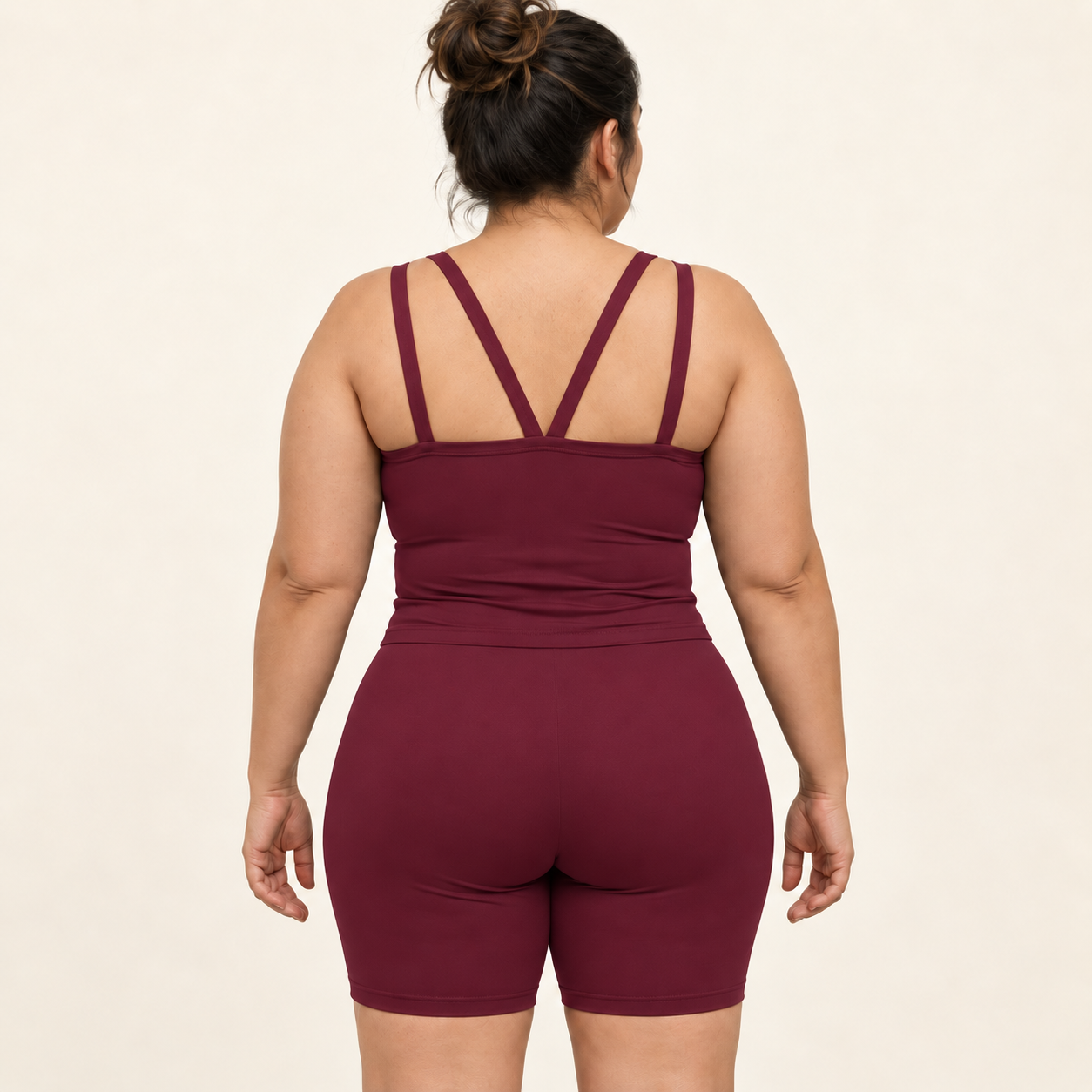 Top Penélope vinho – costas