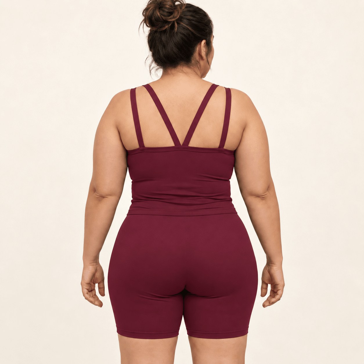 Top Penélope vinho – costas